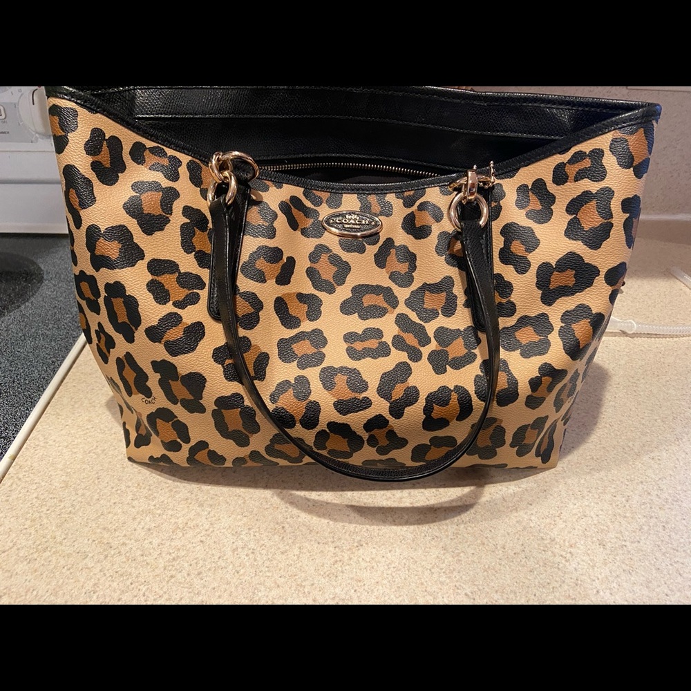 Cheetah Coach Purse